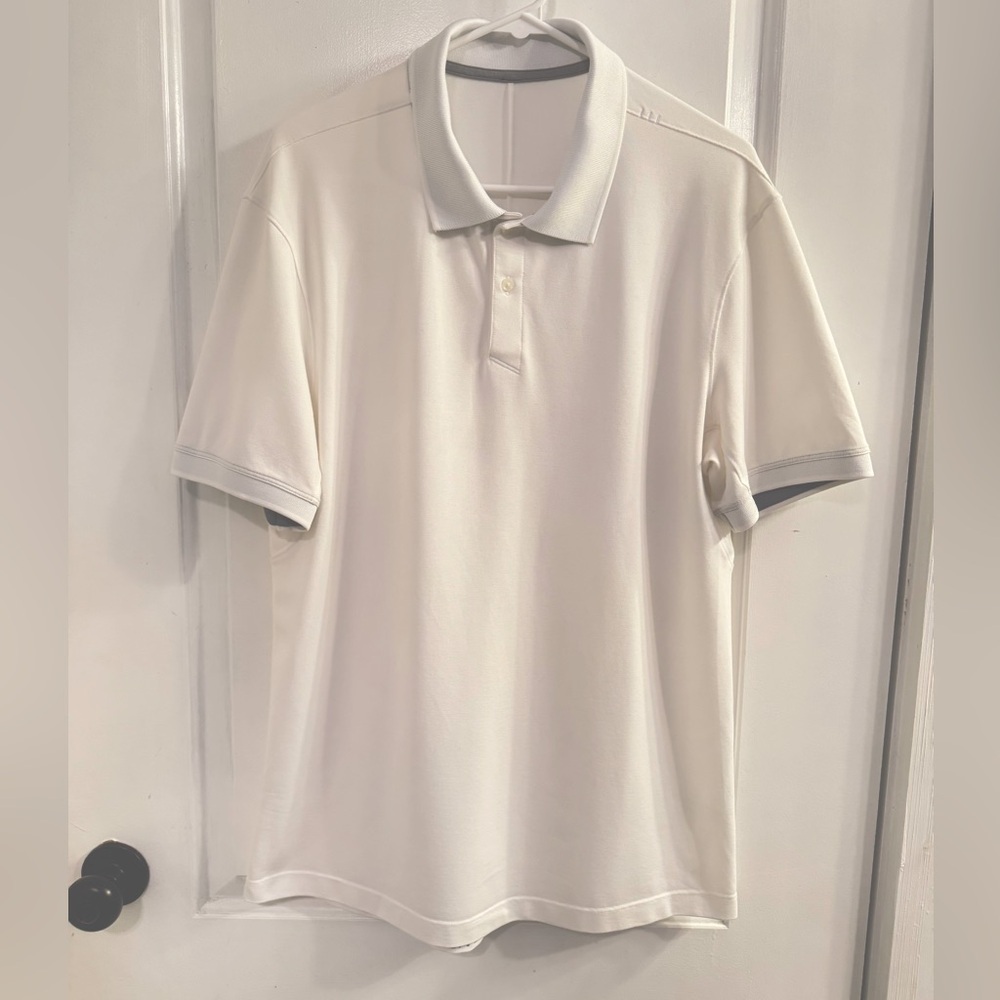 Lululemon Tech Pique Polo White